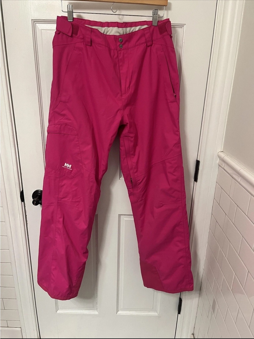Helly Hansen Bright Pink Insulated Ski Pants Size Large